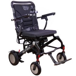 Portable Matrix Electric Folding Wheelchair For Indoor and Outdoor Use - Features Multiple Color Options